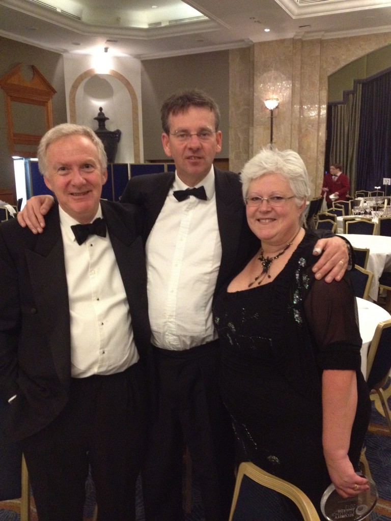 Martin at the Security Excellence Awards